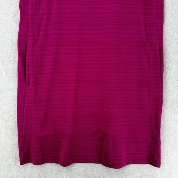 Athleta Rise Above Rib Crop Tank Top Womens SMALL Pink‎ Stretch - Picture 5 of 14